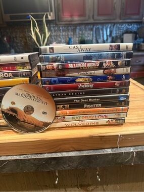 Assorted DVD Movie Lot - Various Titles (Black, Orange, Blue)